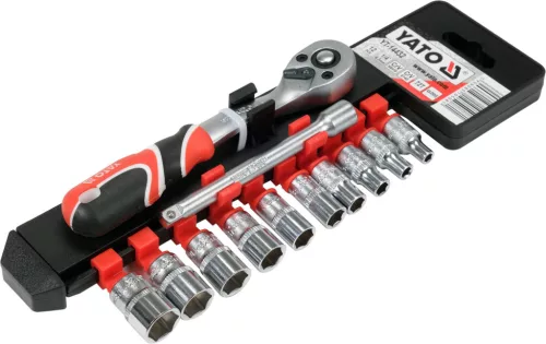 Yato dugókulcs készlet 12 részes 1/4" 4-13 mm CrV