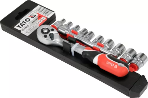 Yato dugókulcs készlet 12 részes 1/4" 4-13 mm CrV