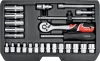 Yato dugókulcs készlet 25 részes 1/4" 3,5-14 mm CrV