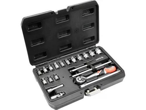 Yato dugókulcs készlet 20 részes 1/4" 3,5-14 mm CrV