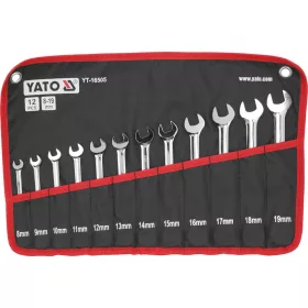 Yato racsnis csillág-villáskulcs készlet 12 részes