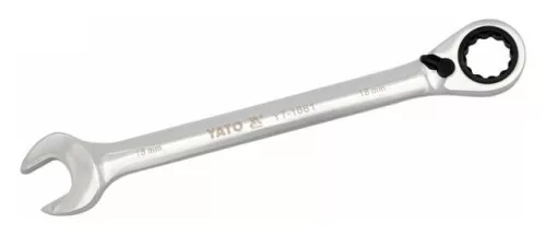 Yato racsnis irányváltós csillag-villáskulcs 8 mm / 140 mm 72T CrV