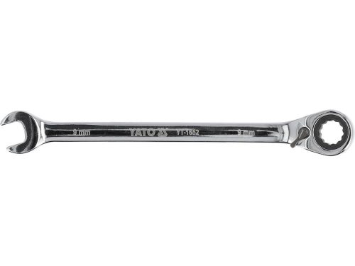 Yato racsnis irányváltós csillag-villáskulcs 9 mm / 150 mm 72T CrV