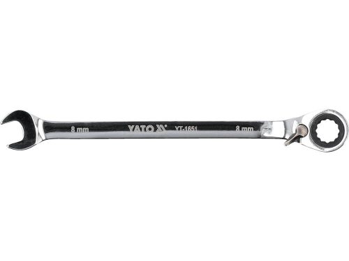 Yato racsnis irányváltós csillag-villáskulcs 10 mm / 160 mm 72T CrV