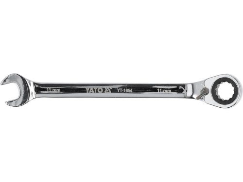 Yato racsnis irányváltós csillag-villáskulcs 11 mm / 165 mm 72T CrV