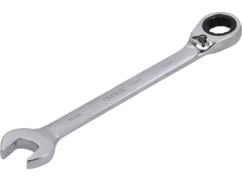 Yato racsnis irányváltós csillag-villáskulcs 19 mm / 245 mm 72T CrV