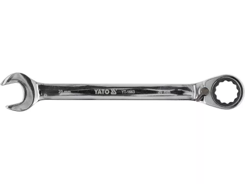 Yato racsnis irányváltós csillag-villáskulcs 20 mm / 245 mm 72T CrV