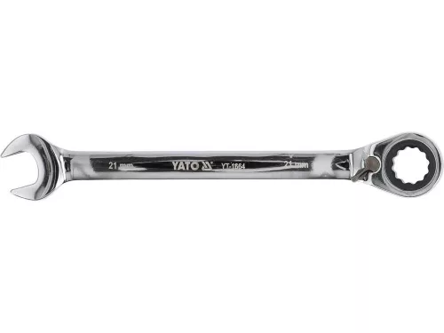 Yato racsnis irányváltós csillag-villáskulcs 21 mm / 290 mm 72T CrV