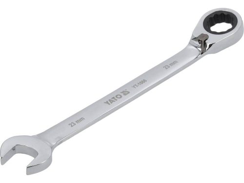 Yato racsnis irányváltós csillag-villáskulcs 23 mm / 290 mm 72T CrV