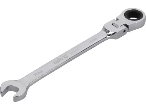 Yato racsnis csuklós csillag-villáskulcs 10 mm / 160 mm 72T CrV