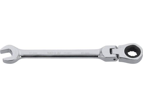 Yato racsnis csuklós csillag-villáskulcs 11 mm / 160 mm 72T CrV
