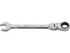 Yato racsnis csuklós csillag-villáskulcs 16 mm / 210 mm 72T CrV