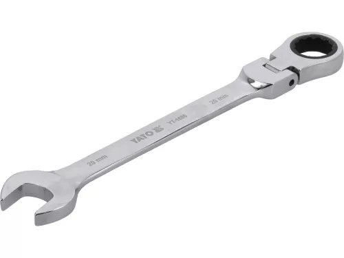 Yato racsnis csuklós csillag-villáskulcs 20 mm / 245 mm 72T CrV
