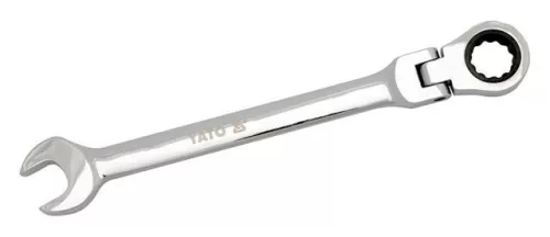 Yato racsnis csuklós csillag-villáskulcs 22 mm / 290 mm 72T CrV