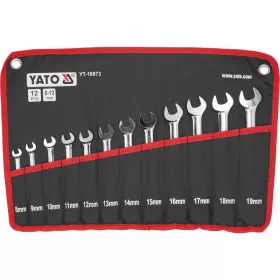 Yato racsnis flexibilis csillág-villáskulcs készlet 12 részes