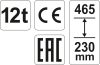 Yato hidraulikus emelő 12t