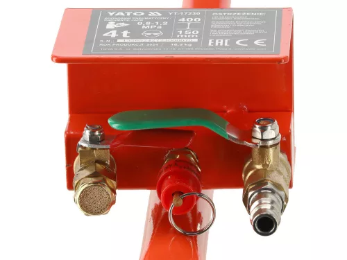 Yato pneumatikus légpárnás emelő 4 t