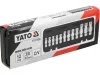 Yato 3/8"-os nyitott dugókulcskészlet, 12 részes