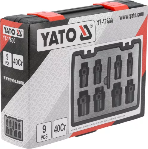 Yato külső-belső menetjavító készlet 9 részes