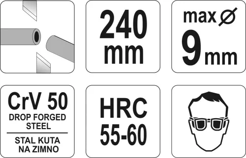 Yato kábelvágó 240 mm