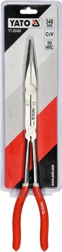 Yato hosszúcsőrű fogó egyenes 340 mm CrV