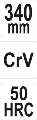 Yato hosszúcsőrű fogó egyenes 340 mm CrV