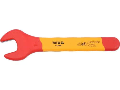 Yato villáskulcs 16 mm / 160 mm 1000 V-ig szigetelt CrV