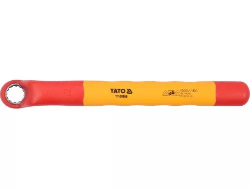 Yato hajlított csillagkulcs 12 mm / 190 mm 1000 V-ig szigetelt CrV