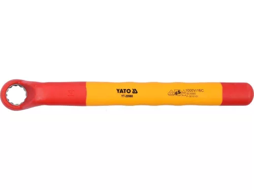 Yato hajlított csillagkulcs 14 mm / 205 mm 1000 V-ig szigetelt CrV