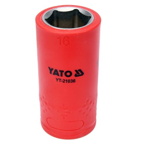 Yato szigetelt dugókulcs 1/2" 16 mm 1000 V CrV