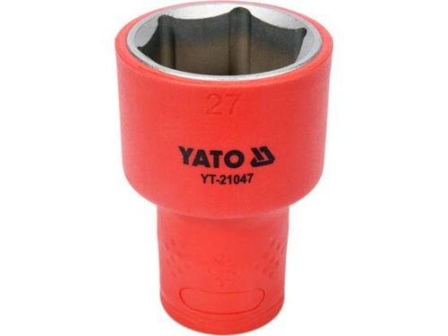 Yato szigetelt dugókulcs 1/2" 27 mm 1000 V CrV