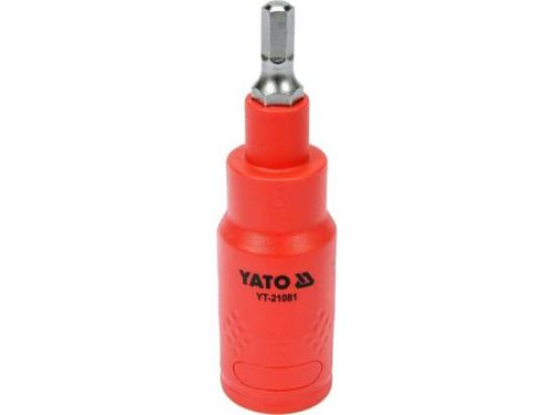 Yato szigetelt  hatszögletű bit, 5x75 mm,  3/8",  adapterrel