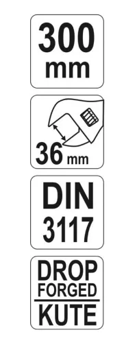 Yato állítható villáskulcs 0-36 / 300 mm