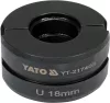 Yato krimpelő betét YT-21735 krimpelőhöz U-típus 18 mm