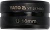 Yato krimpelő betét YT-21735 krimpelőhöz U-típus 18 mm
