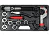 Yato hiderulikus csőperemező készlet 10 részes 3/8"-1 1/8"