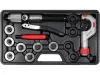 Yato hiderulikus csőperemező készlet 10 részes 3/8"-1 1/8"