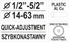 Yato csővágó görgős 14-63 mm (réz-alu-műany.)