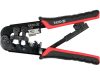 Yato krimpelő fogó 190 mm UTP hálózati/RJ45 és telefon/RJ11 csatlakozókhoz