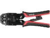 Yato krimpelő fogó 205 mm UTP hálózati/RJ45 és telefon/RJ10, RJ11, RJ12 csatlakozókhoz