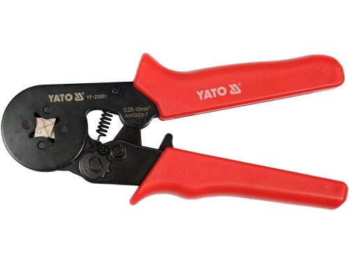 Yato krimpelő fogó 175 mm/0,25-10 mm2