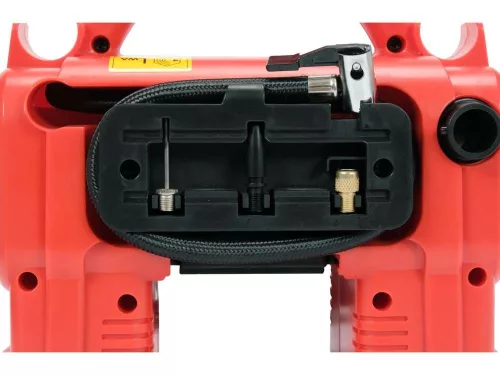 Yato akkus kompresszor 11 bar 18 V (1 x 3,0 Ah akku + töltő) + 12 V szivargyújtó