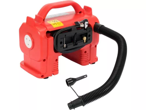 Yato akkus kompresszor 11 bar 18 V (akku + töltő nélkül) + 12 V szivargyújtó