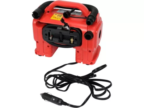 Yato akkus kompresszor 11 bar 18 V (akku + töltő nélkül) + 12 V szivargyújtó