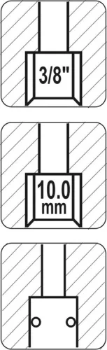 Yato pneumatikus gyorscsatlakozó 3/8"