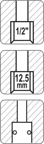 Yato pneumatikus gyorscsatlakozó 1/2"