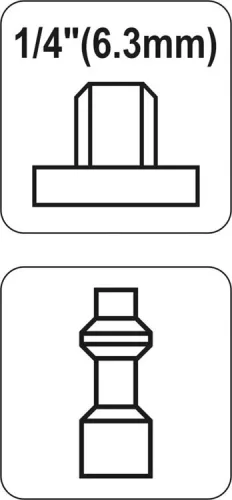 Yato pneumatikus tömlővég 1/4" menetes