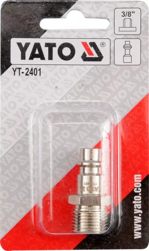 Yato pneumatikus tömlővég 3/8" menetes