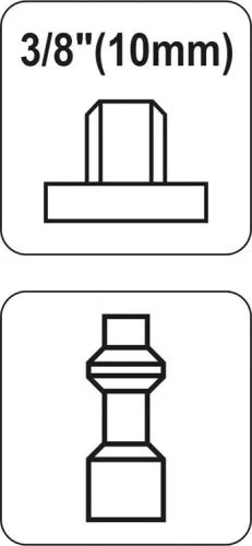 Yato pneumatikus tömlővég 3/8" menetes