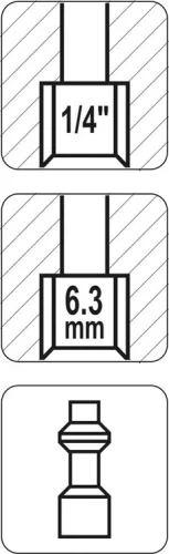 Yato tömlővég 1/4"
